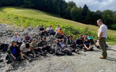 18th September 2023, Beaufort (France): Inrae organized a field visit for the forest students (21) of AgroParistech (French forestry school)